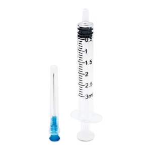 Seringi 3P, 3 ML, LuerSLIP, Ac 23G, Serix, 100 buc/set, 36 set/BAX