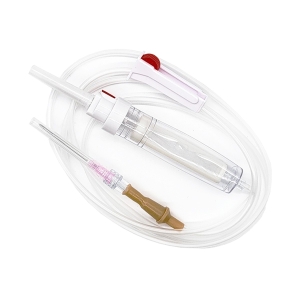 Set Transfuzie Sange, Steril, cu Canula (Ac) Plastic, 150 cm, ac 18G LL, Serix, 25  buc/set, 16 set/BAX