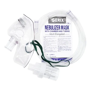 Masca de Oxigen cu Nebulizator, Adulti, Elongata, Steril, Serix, 1  buc/set, 100 set/BAX