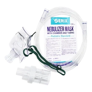 Masca de Oxigen cu Nebulizator, Pediatrie, Standard, Steril, Serix, 1  buc/set, 100 set/BAX