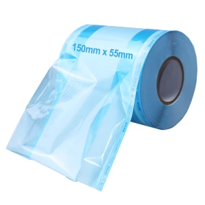Rola Pungi Sterilizare Cu Pliu, 70 GR, 150mm x 55mm x 100m, 4 role/BAX