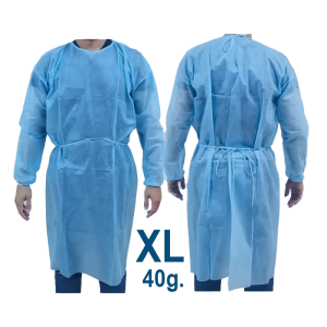Halat Medical Vizitatori HG PP, 40 GR, Blue, Marime XL, Serix, 10 buc/set, 10 set/BAX