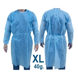 Halat Medical Vizitatori HG PP, 40 GR, Blue, Marime XL, Serix, 10 buc/set, 10 set/BAX