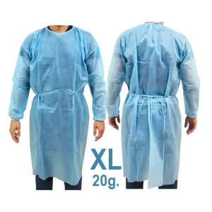 Halat Medical Vizitatori HG PP, 20 GR, Blue, Marime XL, Serix ZF, 10 buc/set, 10 set/BAX
