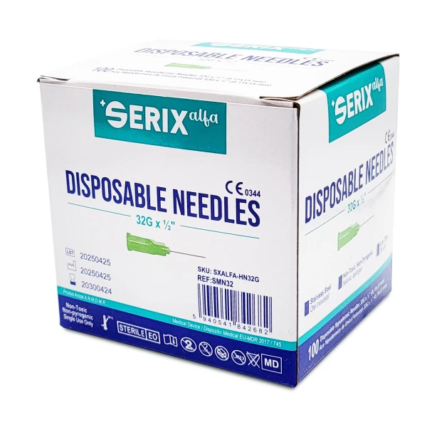 Ace Seringa de Unica Folosinta, Hipodermice, 32G x 1/2, Serix, 100 buc/set, 100 set/BAX