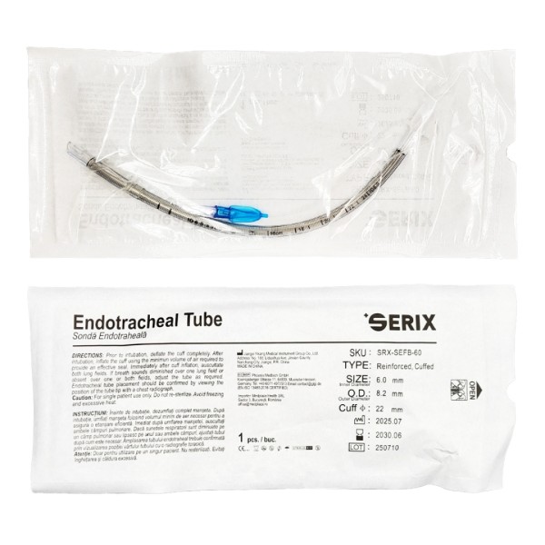 ps-45030 Sonda Endotraheala Flexometalica cu balonas, D.I. (mm) 6.5, Serix, 25 buc/set, 8 set/BAX
