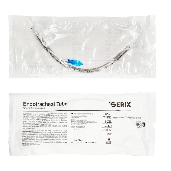 ps-45062 Sonda Endotraheala Flexometalica cu balonas si mandren, D.I. (mm) 7.0, Serix, 25 buc/set, 8 set/BAX